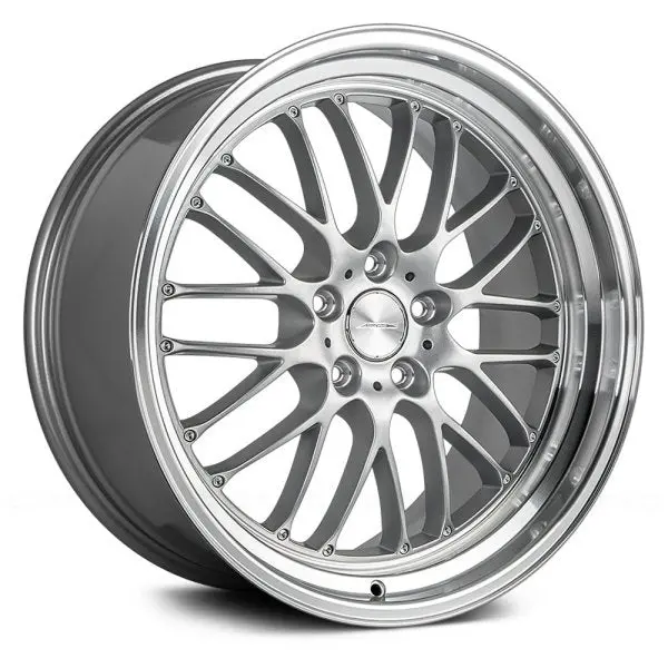 Ace Alloy Wheels Sl-M Matte Silver With Diamond Cut Lip 1