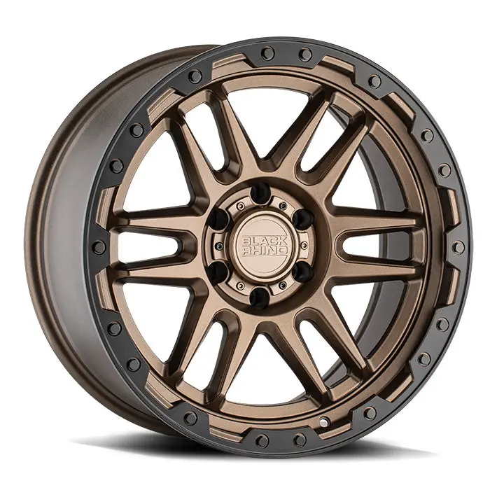 Black Rhino Wheels Apache Matte Bronze Black Lip Edge Bolts 1