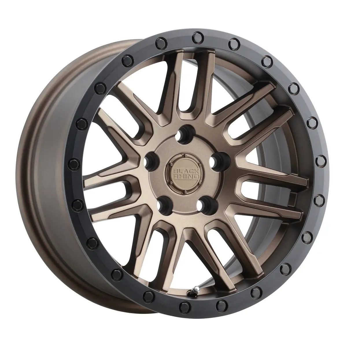 Black Rhino Wheels Arches Bronze Black Lip Edge Black Bolts 1
