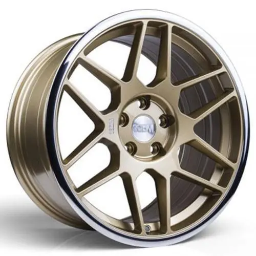 3Sdm Wheels 0.09 Gold Mirror Lip 1