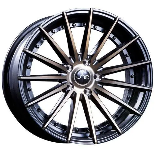 Jnc Wheels Jnc042 Matte Black Machined Bronze Face 1