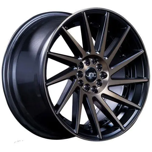 Jnc Wheels Jnc051 Matte Black Machined Bronze Face 1