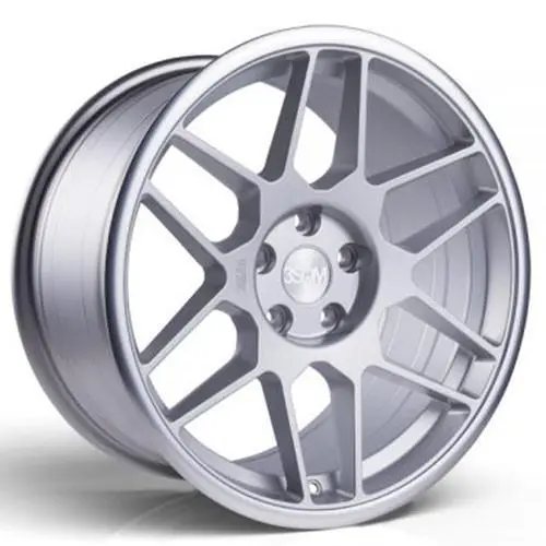 3Sdm Wheels 0.09 Matte Silver Mirror Lip 1