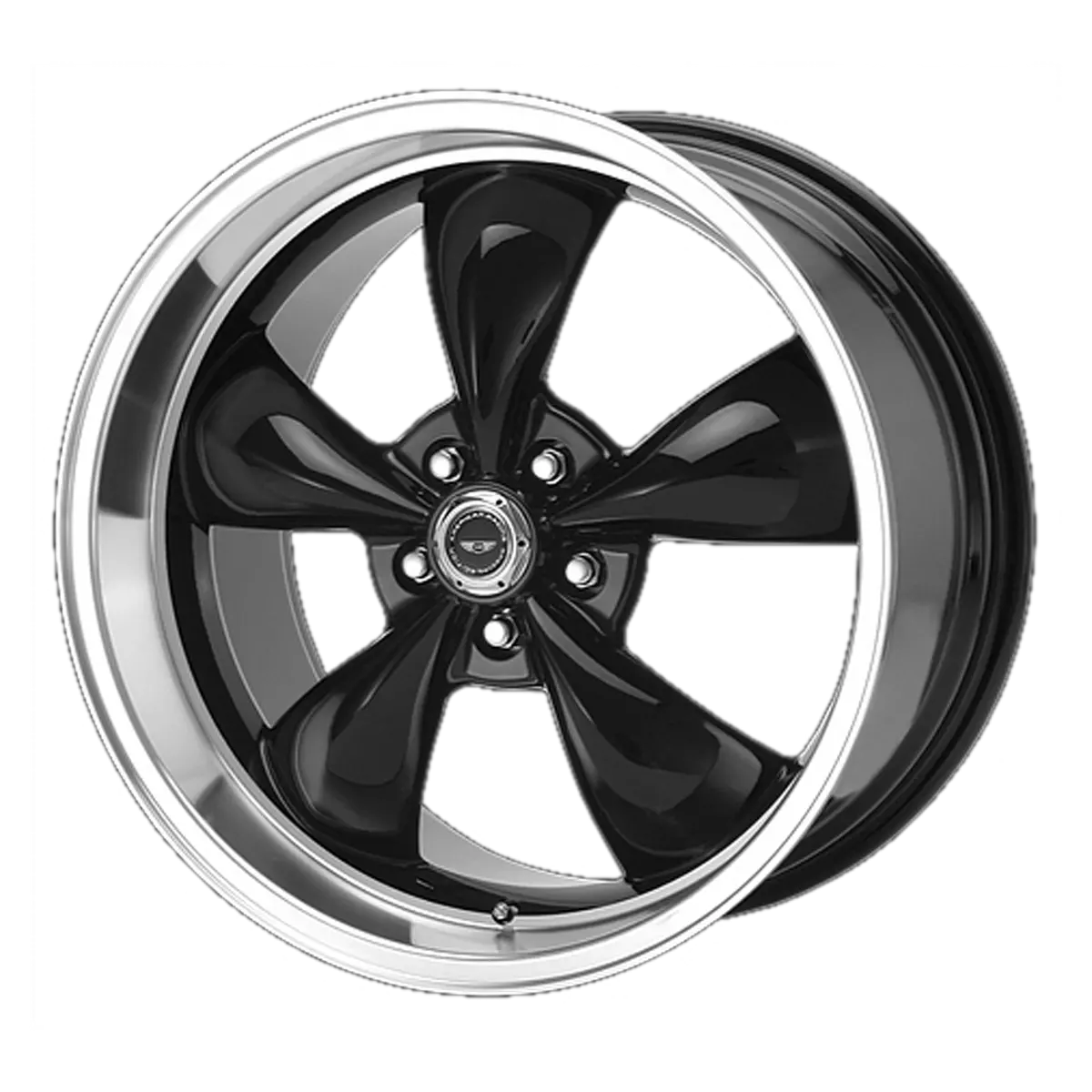American Racing Wheels Ar105 Torq Thrust M Gloss Black Machined Lip 1