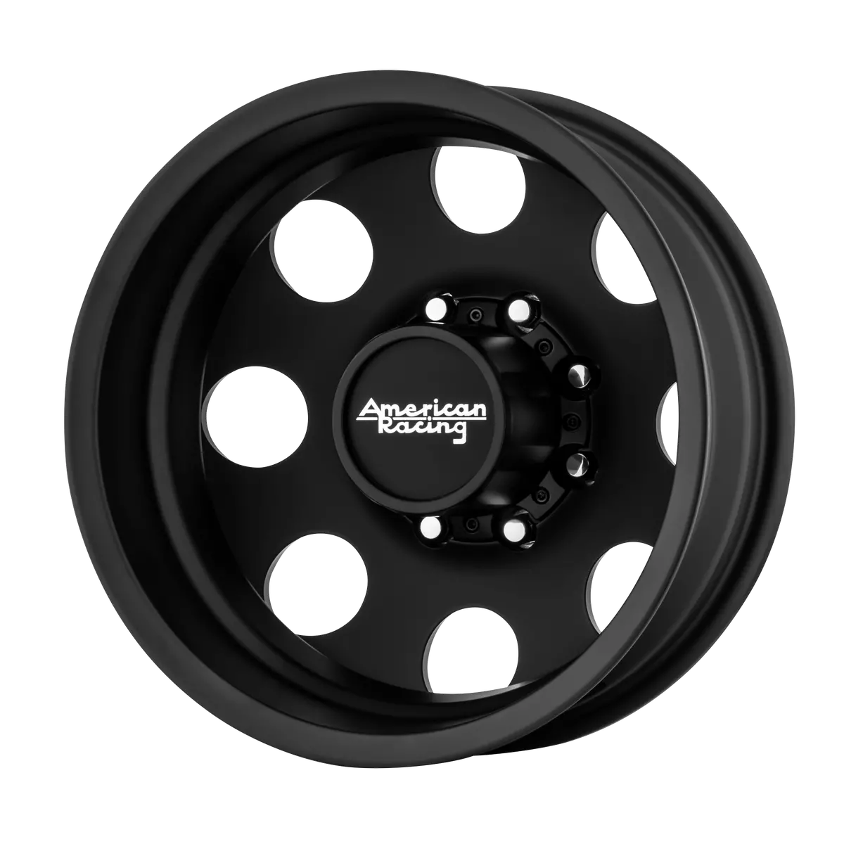 American Racing Wheels Ar204 Baja Dually Satin Black - Rear 1
