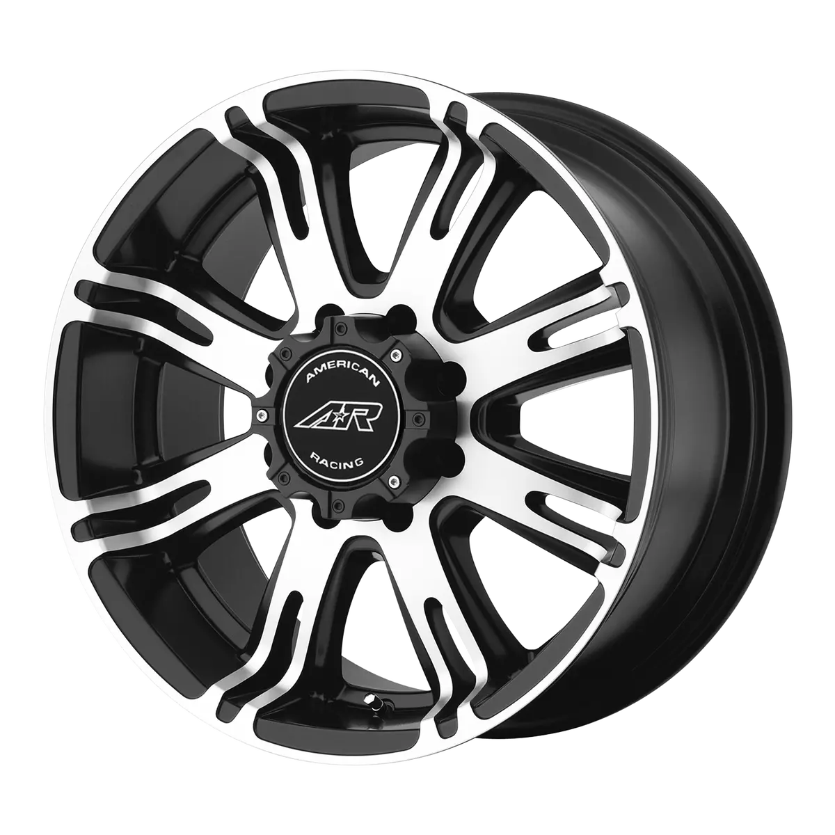 American Racing Wheels Ar708 Matte Black Machined 1