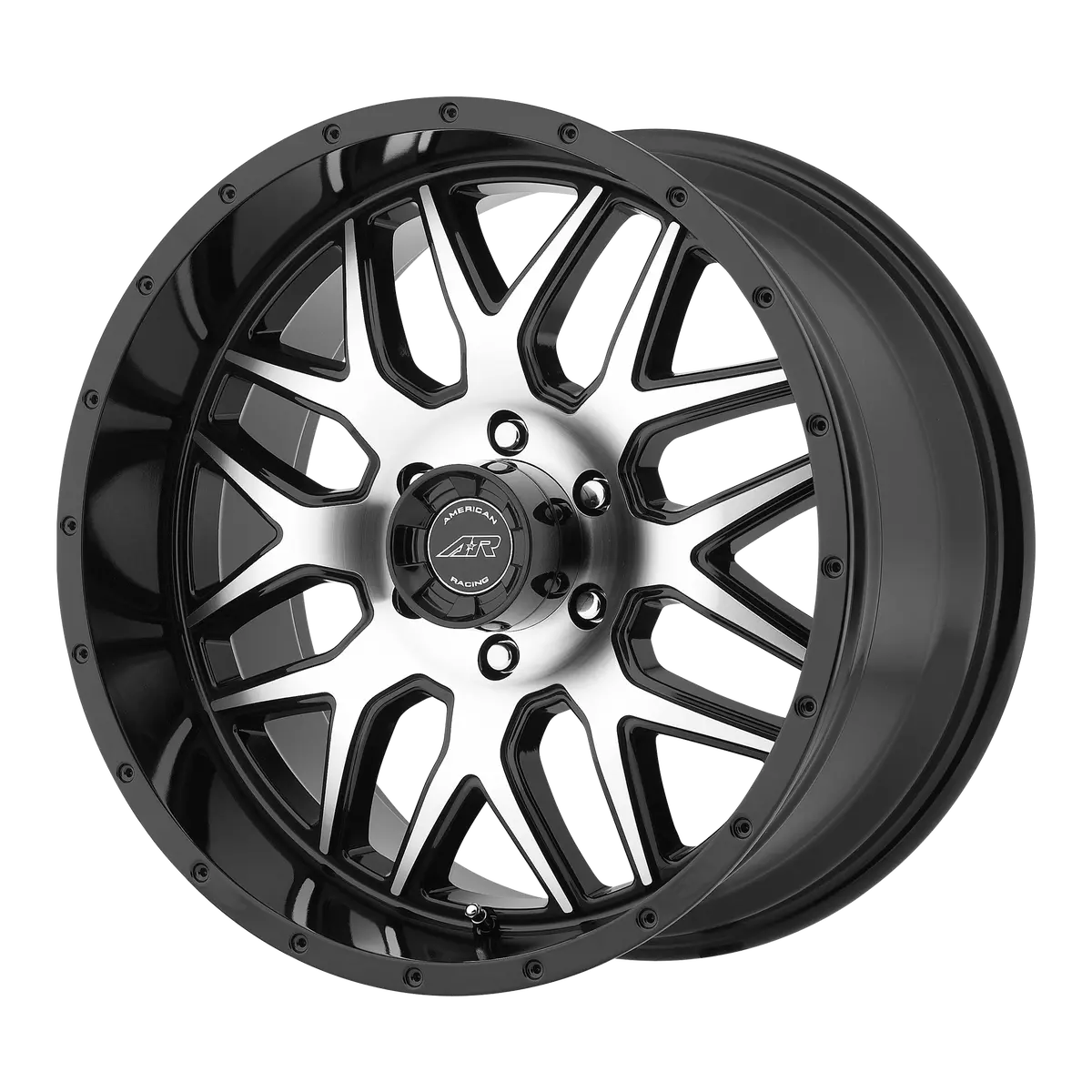 American Racing Wheels Ar910 Gloss Black Machined 1