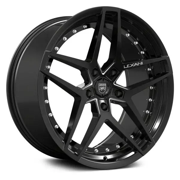 Lexani Wheels Spike Gloss Black 1
