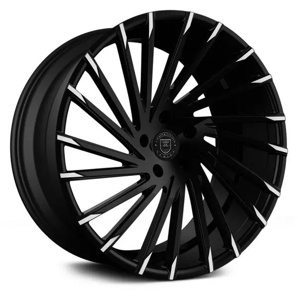 Lexani Wheels Wraith Black Machined Tip 1