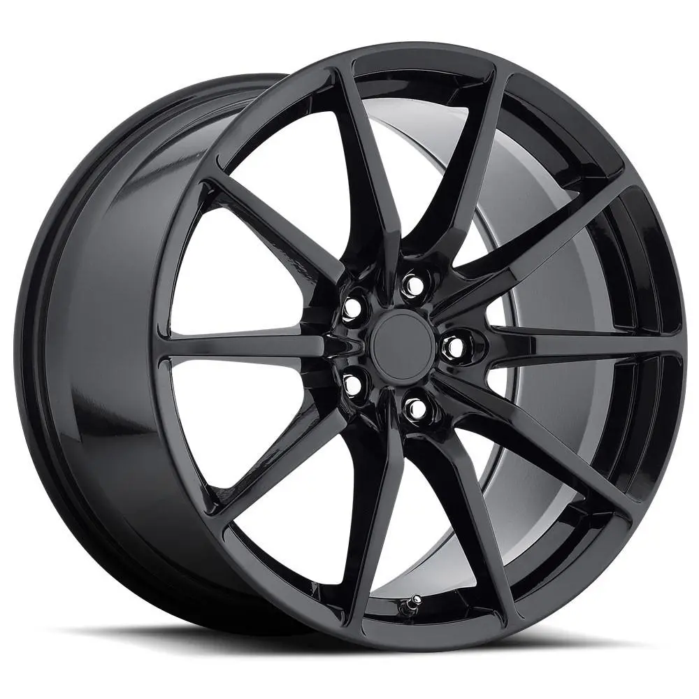 Ford Wheels M350 19X10 19X11 5X114.3 Black Fit Mustang V6 V8 Shelby Gt350 Gt500 1