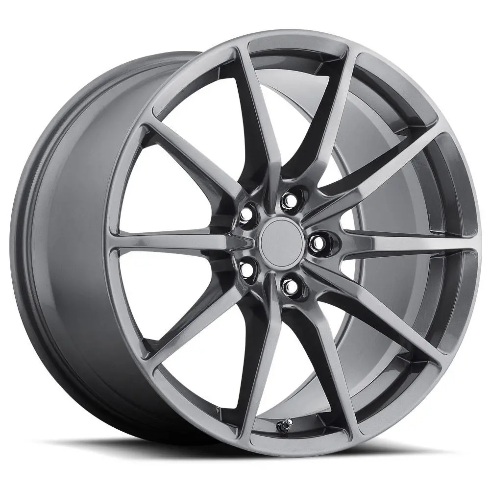 Ford Wheels M350 19X10 19X11 5X114.3 Gunmetal Fit Mustang V6 V8 Shelby Gt350 Gt500 1