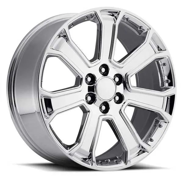 Chevy Wheels Rp06 20X9 6X139.7 Chrome Fit Silverado Tahoe Suburban 1