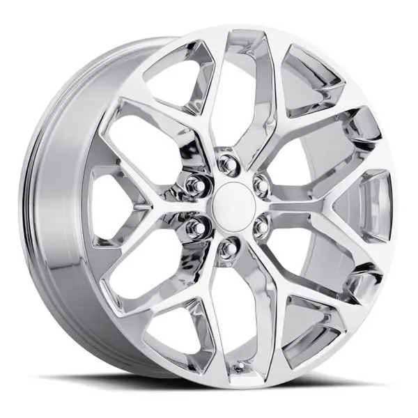 Gmc Wheels Rp09 20X9 6X139.7 Chrome Fit Sierra 1500 Yukon Snowflake 1
