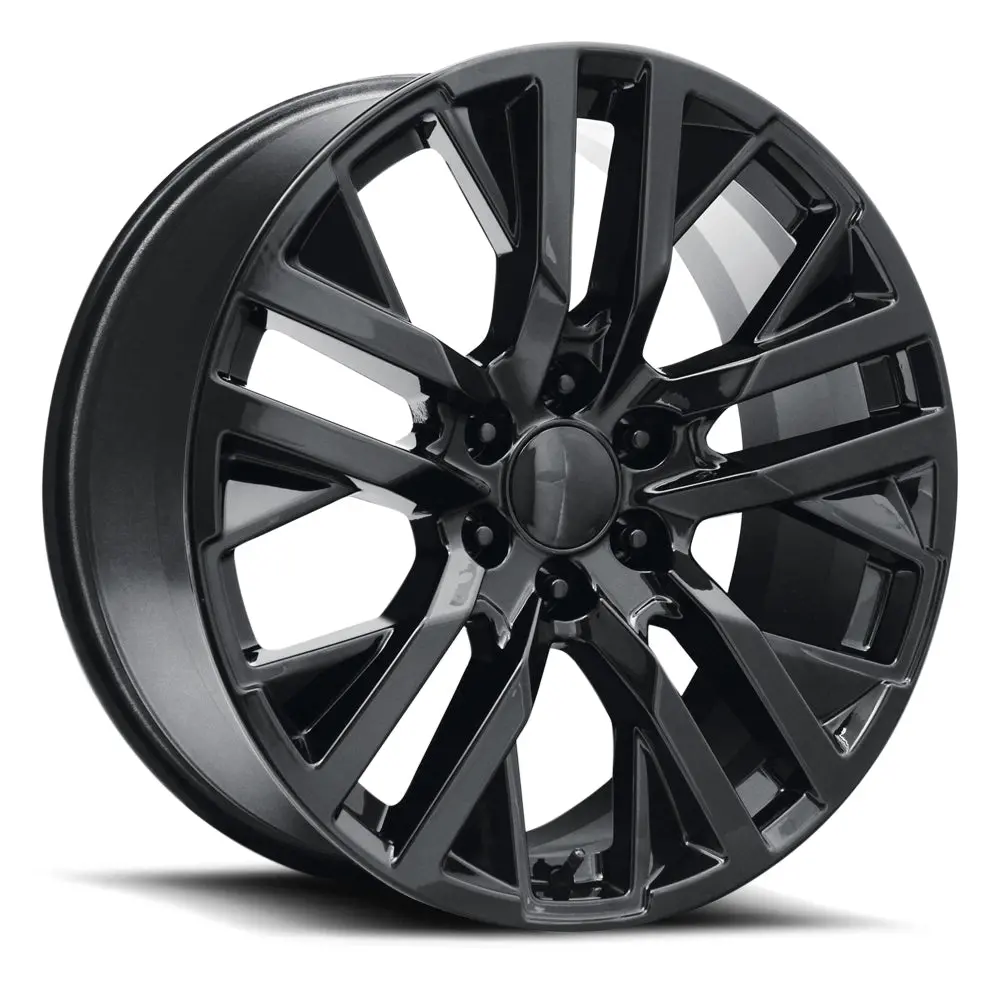Gmc Wheels Rp17 22X9 6X139.7 Gloss Black Fit Sierra 1500 Yukon Rst 1