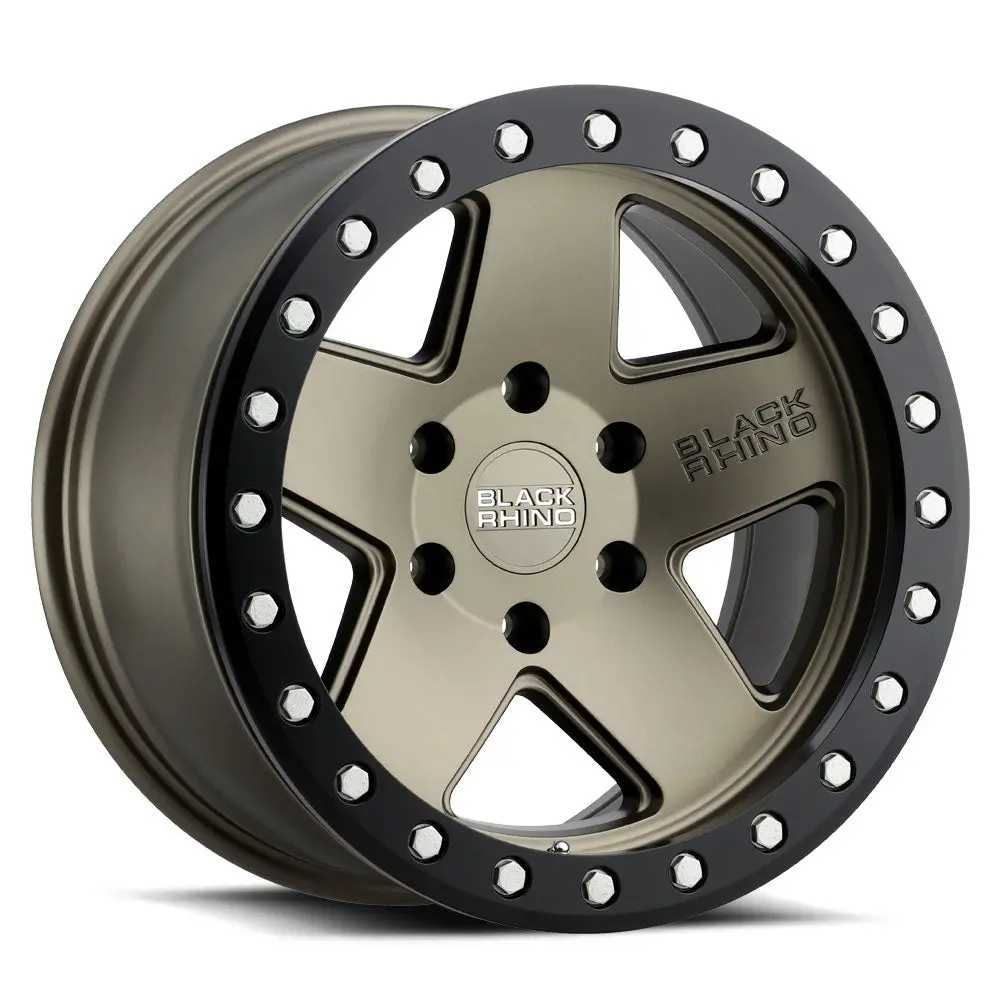 Black Rhino Wheels Crawler Beadlock Matte Bronze Black Lip 1