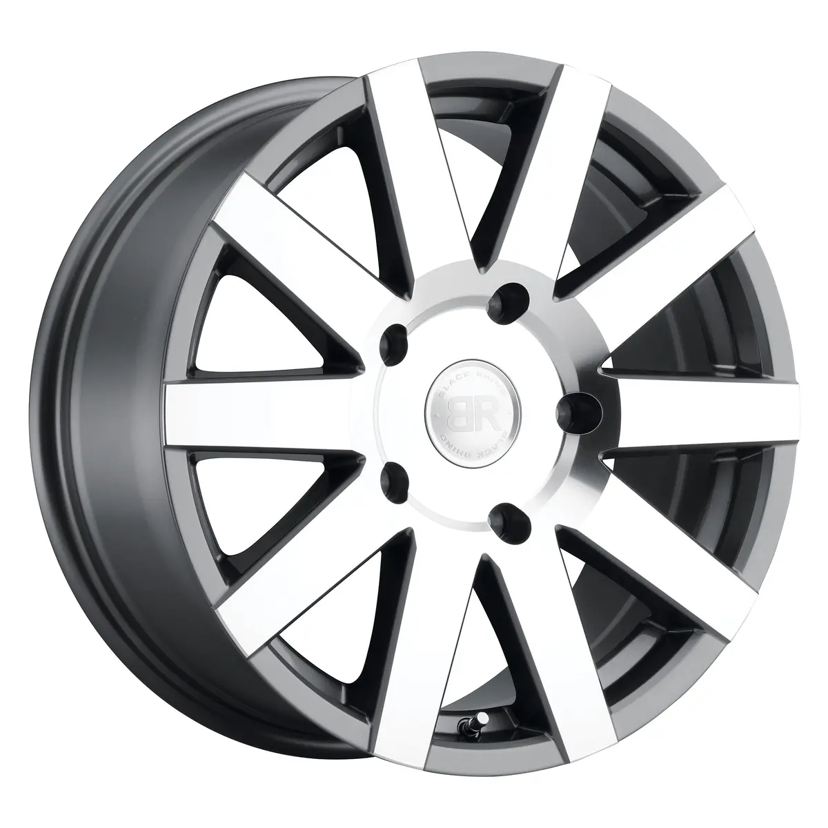 Black Rhino Wheels Journey Gloss Gunmetal Mirror Cut Face 1