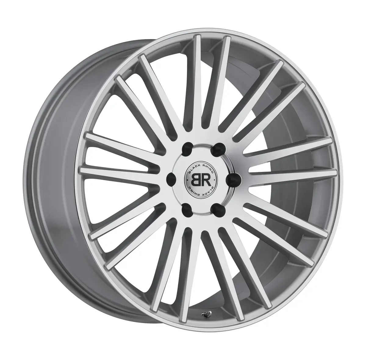 Black Rhino Wheels Kruger Silver Mirror Cut Face 1