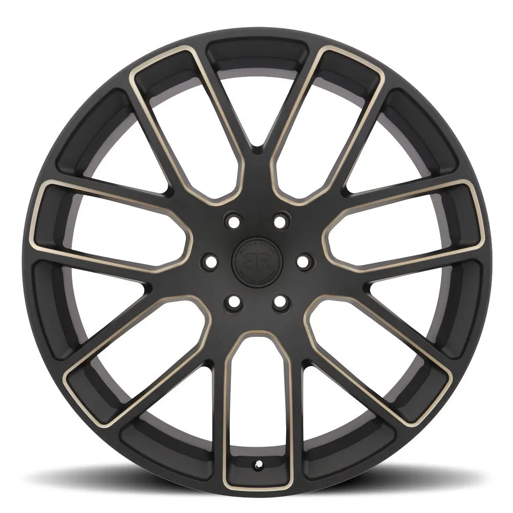 Black Rhino Wheels Kunene Matte Black Dark Tint Milled Spokes 3