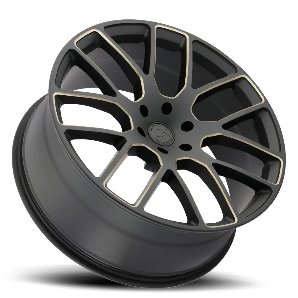 Black Rhino Wheels Kunene Matte Black Dark Tint Milled Spokes 2