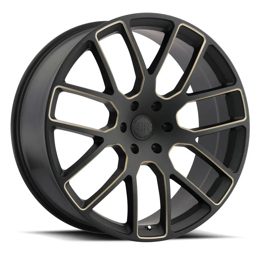 Black Rhino Wheels Kunene Matte Black Dark Tint Milled Spokes 1