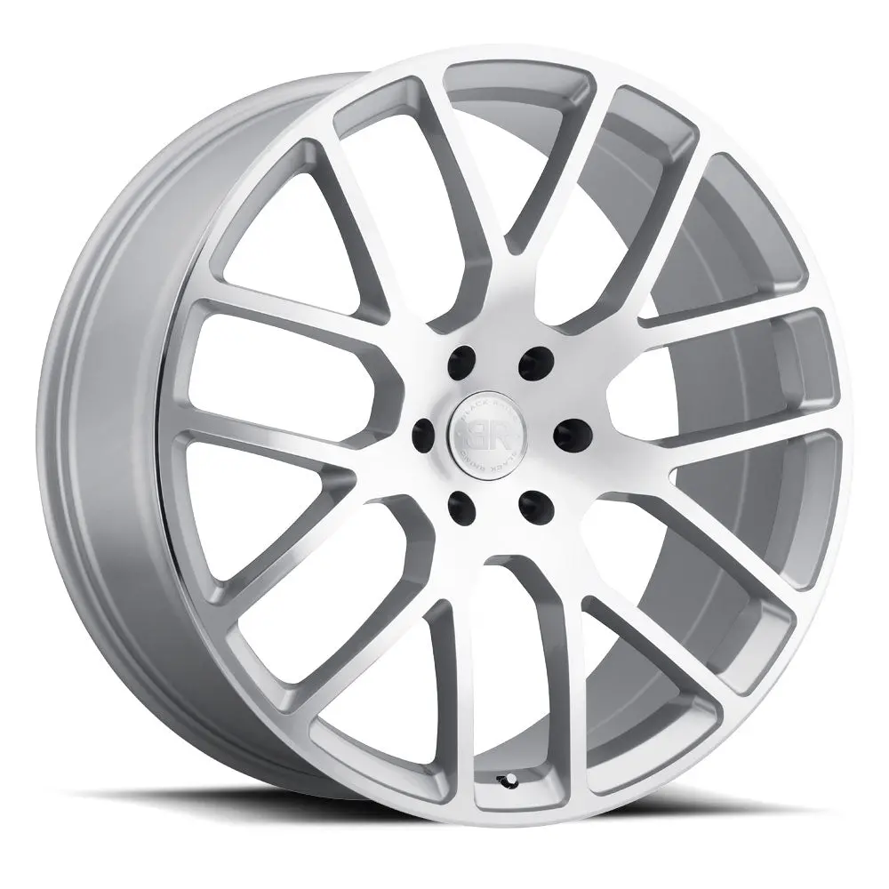 Black Rhino Wheels Kunene Silver Mirror Cut Face 1