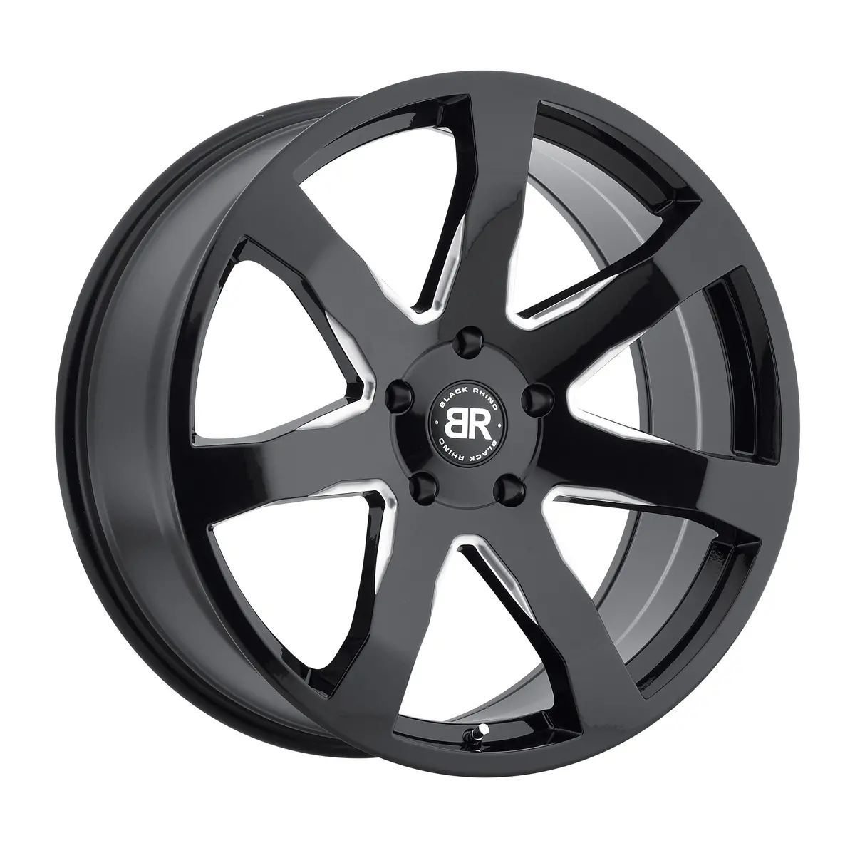 Black Rhino Wheels Mozambique Gloss Black Milled Spokes 1