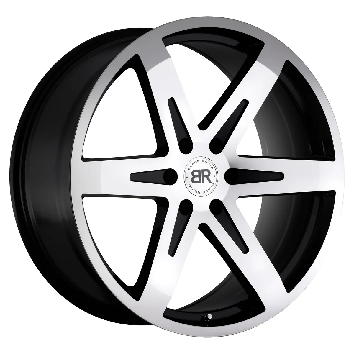 Black Rhino Wheels Peak Gloss Black Mirror Cut Face 1