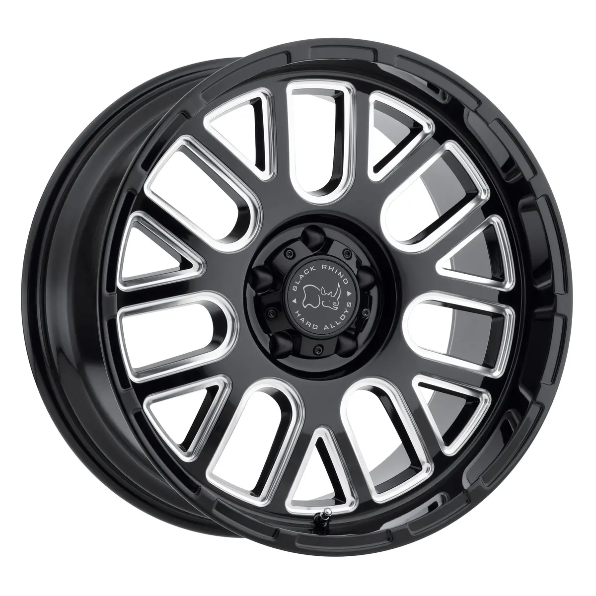 Black Rhino Wheels Pismo Gloss Black Milled Spokes 1