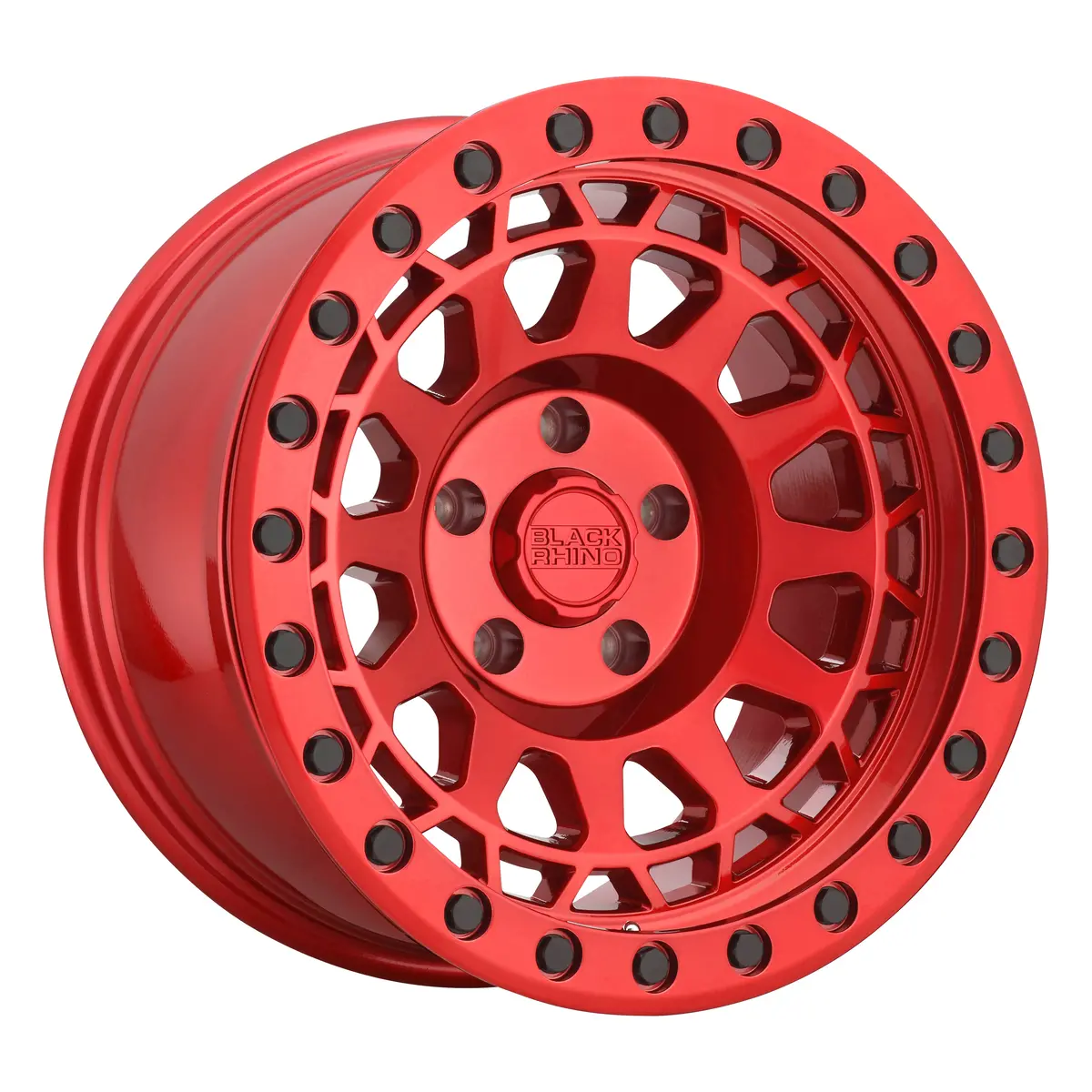 Black Rhino Wheels Primm Candy Red Black Bolts 1
