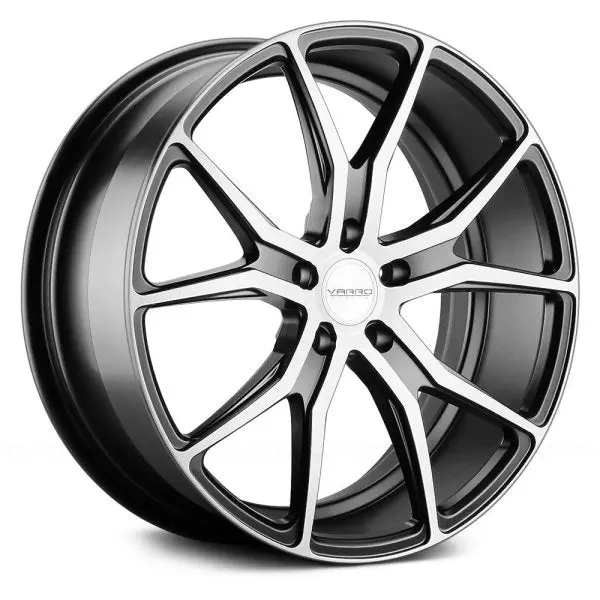 Varro Wheels Vd01 Gloss Black Brushed Face 1
